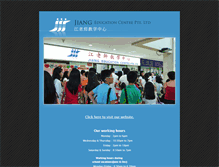 Tablet Screenshot of jiang.edu.sg